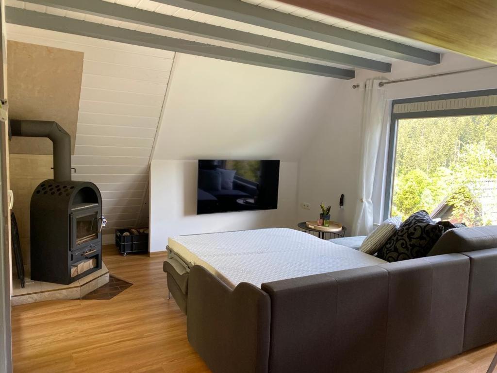 Erzgrube Haus Adler - Komplettes Ferienhaus Am Badesee מראה חיצוני תמונה